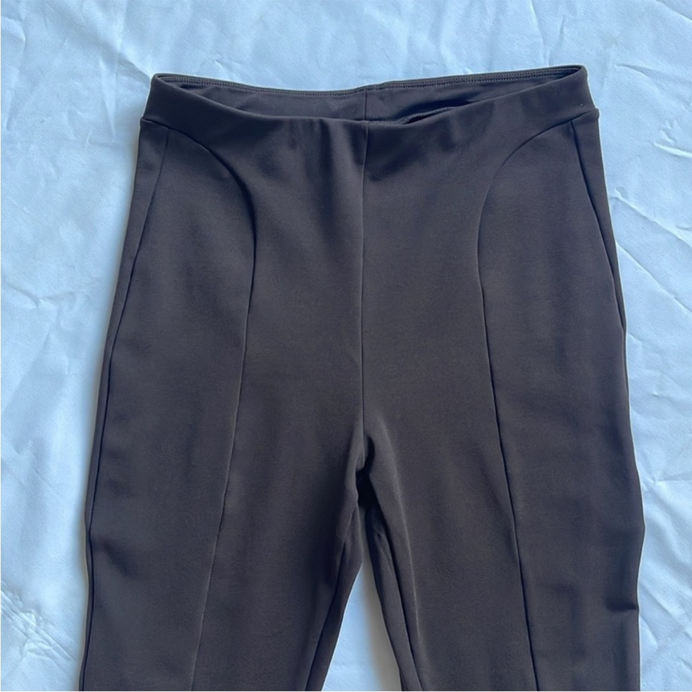 ALO Yoga Brown flare zip Leggings - Picture 4 of 11